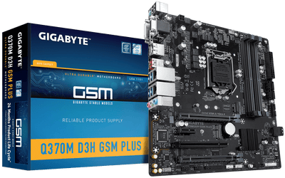 Gigabyte Q370m D3H GSM Plus Desktop Motherboard