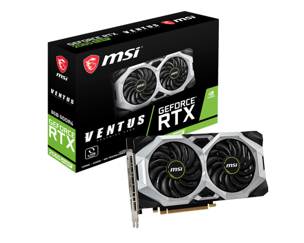 Msi Rtx 2060 8Gb Super Ventus - Gaming Graphics Card