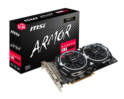 MSI RX580 8G Armor OC - Gaming Graphics Card