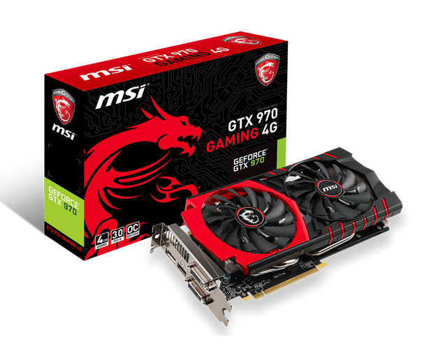 Msi Gtx 970 Gaming 4Gb Oc Edition - Gaming Graphics Card