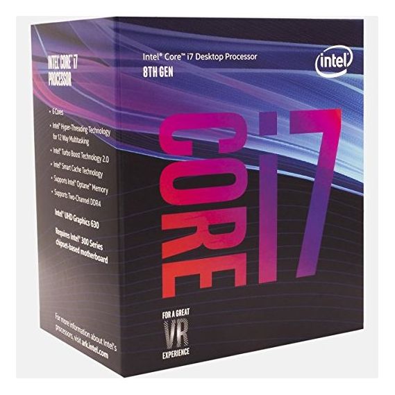 Intel Core i7 8700k Desktop Processor