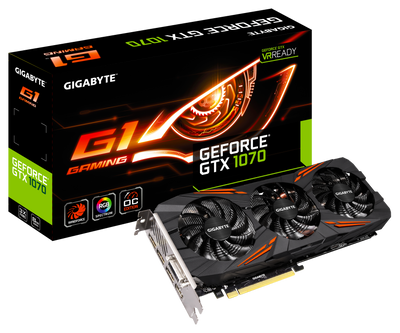 Gigabyte Gtx 1070 8G Gaming G1 Graphics Card