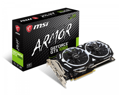 MSI GTX 1060 3G ARMOR OCV1 - Gaming Graphics Card