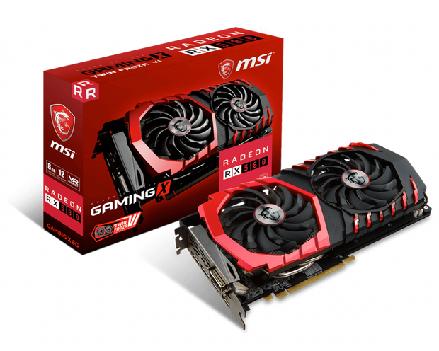 MSI RX580 8G Gaming X