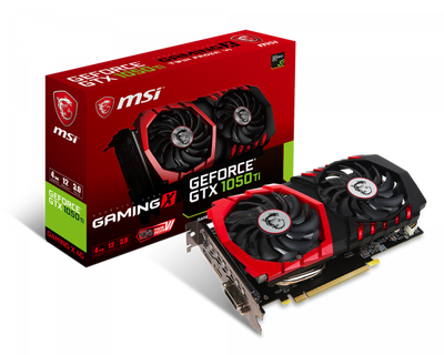 Msi Gtx 1050Ti 4Gb Gaming X - Gaming Graphics Card