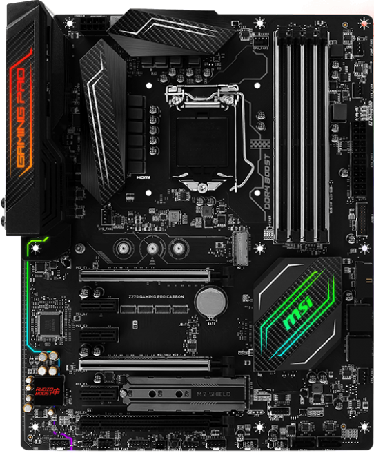 Msi Z270 Gaming Pro Carbon - Gaming Motherboard